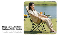 Height-Adjustable Highposterior Moon Chair space-saving Lightweight rearpacking Chair long-lasting Construction Camping Seat Erportablenomic Support for Beachportableers, Outdoor fans, Fishing, Picnics, rearyard, Hiking