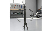 Outboard Motor Support Bracket Curved Cradle Outboard Motor Stand Coil Spring Boat Engine Support Bracket