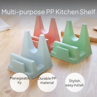 Pot Lid Holder and Cutting Board Rack Kitchen Organizer