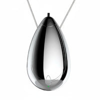 USB Rechargeable Personal Air Purifier Necklace Lightweight Wearable Air Purifier Filterless Mini Negative Ion Generator Removes Allergens for Women
