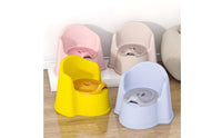 Anti-Splash Guard Toddler Potty Chair with Backrest Easy to Clean Childrens Toilet Chair Detachable Design for Babies, Infants