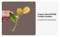 Flower Design Hair Fastener Premium Feel Flower Hair Fastener Distinctive Design Strong Hold for Trend Lovers, Hairstyling