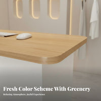 Small Reception Desk Wide Countertop Salon Front Desk Construction Retail Checkout Counter for Cashiers, Receptionists, Medical Office, Lobby, Office