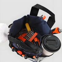 Waterproof Gardening Tool Tote Bag Large Capacity Oxford Cloth Garden Tote Water Resistant Garden Tool Bag Long-Lasting for Gardeners, Handymen, Yard Work, Home Repair