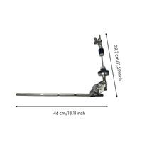 Cymbal Stacker with Clamp Space-Saving Cymbal Holder Attachment Compact Drum Hardware for Percussionists