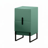 Minimalist stylistic Curved Single-Drawer End Table Luxury Feel Nightstand designer-inspired design aesthetic Bedside Cabinet Spacious Storage for Interior Design aficionados, Residents, Adults, Guest Room, Apartment, Home Office