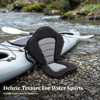 Detachable Kayak Seat with Backrest Easy to Install Padded EVA Foam Boat Cushion Non-Slip Design Padded Kayak Seat for Canoeists, Kayaking, Canoeing