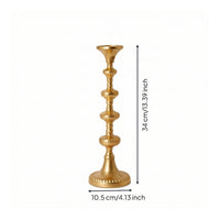 Candlestick with Pedestal Base Stylish Column Candle Holder Tall Decorative Candle Holder for Console
