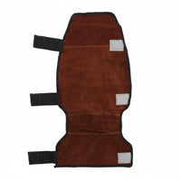 Flame Retardant Cowhide Welder Gaiters Adjustable Straps Safeguarding Legwear Work Safety Gear for Welders
