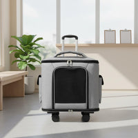 Portable Pet Carrier Portable Cat Carrier Suitcase-Style Cat Travel Bag for Outdoor