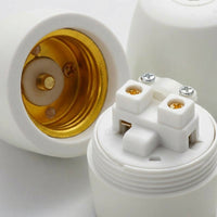 Ceiling Lighting for Garage Lighting and Workshop Lighting, High Temperature Resistant E27 Lamp Holder with Ceramic Interior, DIY Light Fitting