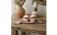 Candle Holder with Tray Cozy Tabletop Candle Holder Home Decor for Reading Corner