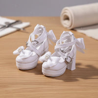 1/4 Scale BJD Shoes Photo Props BJD High Heels Handmade