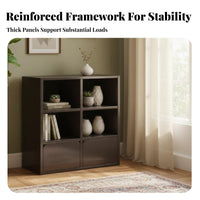 Adaptable Cube Shelf Stackable Interconnectable Cube Rack Versatile Large Capacity for Students, Adults, Living Room, Playroom