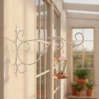 Hanging Bracket Decorative Scroll Plant Hanger Plant Hanger Heavy-Duty Bracket with Scroll Long-Lasting for Gardeners, Garden
