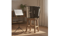 Piano Accordion 34-Key Accordion with Carrying Bag 72-Bass Instrument for Beginners, Adults, Training Lessons, Home Performance