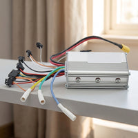 No-Hall-Wire Controller with Cable Harness Finned Electric Scooter Controller Aluminum Good Heat Dissipation for DIYers, Hobbyists, Customization Projects