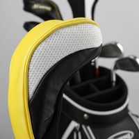 3 Pieces Padded Wood Club Head Form-Fitting Cover-Fitting Golf Club Head Cover Long Neck Sports Accessory Stitched