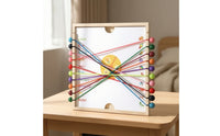 Untying Board with Cords Educational Wooden Puzzle Board Toy Long-Lasting Sturdy for Preschoolers, Homeschool, Classroom