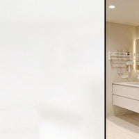 Window Film for Privacy Window Film, Frosted Glass Film for Home Office and Living Room, Static Cling PVC Material, No Glue Film Self Adhesion
