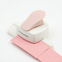 Postage Stamp Border Punch Decorative Embossing Punch Compact Paper Perforator with Zigzag Pattern for Crafters, Kids