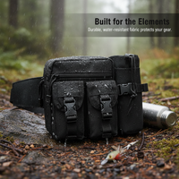 Outdoor Multifunctional Waist Pack with Water Bottle Holder for Cycling Hiking Fishing Climbing
