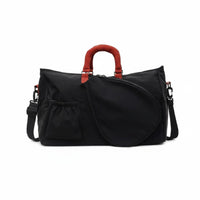 Zipper Pockets Badminton Duffel Bag Adjustable Strap Gym Duffel Bag for Travel