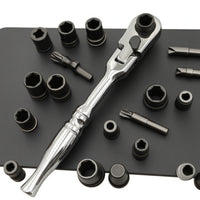 Ratchet Wrench Ergonomic Ratchet Spanner One-Handed Tool for Amateur Fixers
