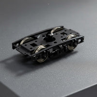 Easy to Install Unpowered Truck Long-Lasting HO Scale Truck Alloy Metal Wheel Truck for Hobby Workbench