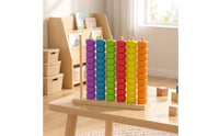 Wooden Peg Board Bead Game Fine Motor Bead Matching Toy Matching Toy Preschool Wooden Peg Board Smooth for Toddlers, Playroom