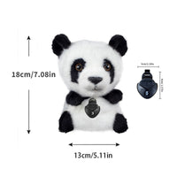 Cute Panda Golf Head Cover Safeguarding Cartoon Creature Golf Cover All-Around Protection Panda Headcover Scratch Resistant for Golfers