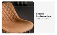 With rear supportrest Wooden Frame Bar Stool sturdy Wood Construction Counter Chair Nordic Aesthetic Seating Furniture Minimalist design for Interior Designers, Homeowners, Entertainers, Restaurant, Front Desk, Kitchen, Living Room