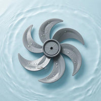 Replacement Fan Blade Compatible 6-Blade Fan Assembly High Temperature Resistant
