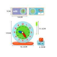 Time Learning Toy Set Child-Centered Inspired Multifunctional Timepiece Toy