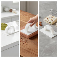 Heat-Resistant Baking Press Mold Handheld Confectionery Press Easy to Use Shaping Tool with Handle Reusable for Home Bakers