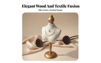 Necklace Display Bust New Chinese Design Necklace Bust Stand Elegant Design Jewelry Mannequin Stand for Retailers, Vendors, Commerce Show, Dresser