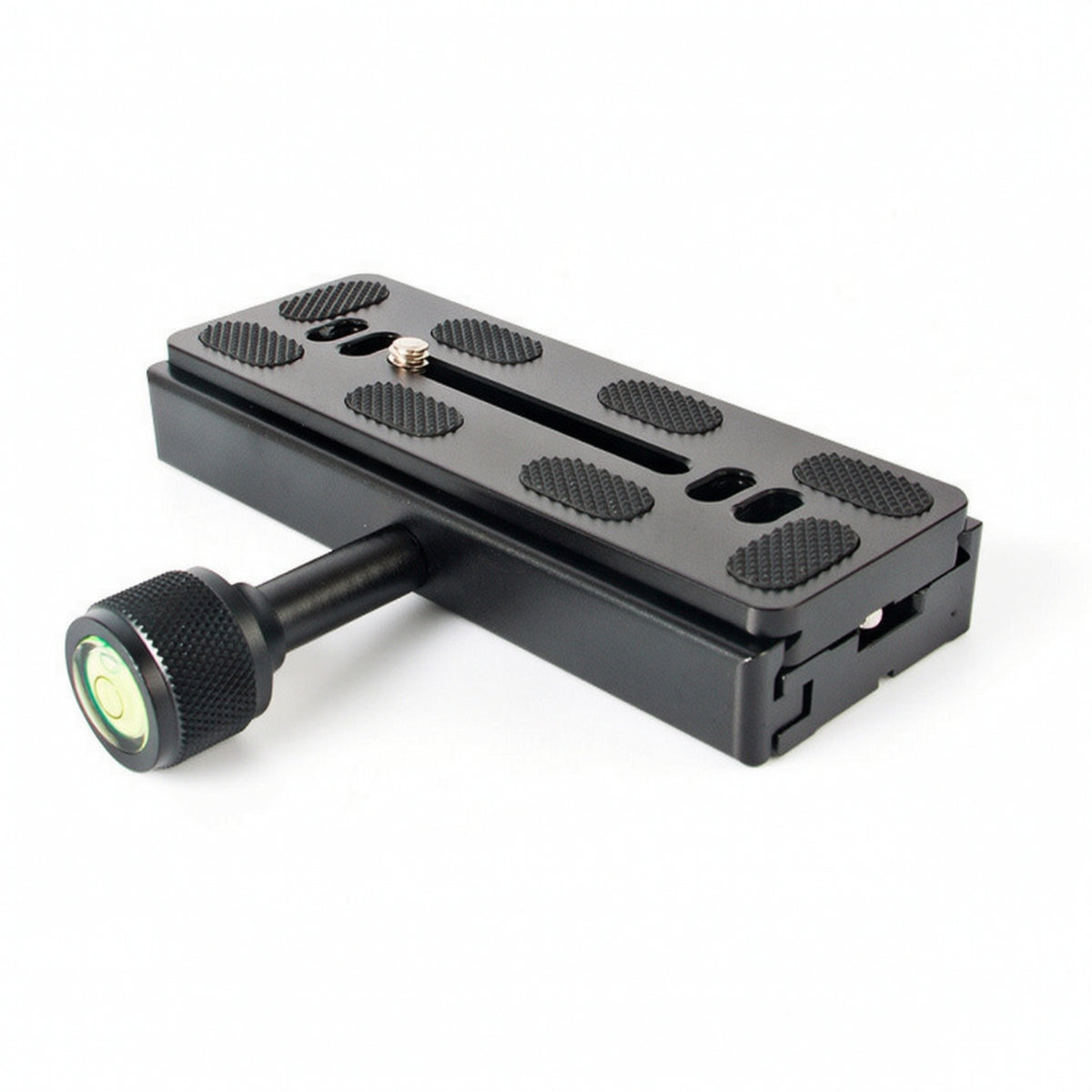 Anti-Slip Quick Release Adapter with Spirit Level Adjustable Quick Release Adapter Long-Lasting Sturdy for Videographers, Outdoor Photography