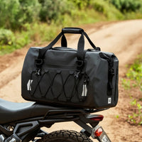 Motorcycle Duffel Bag with Straps Spacious Motorcycle Travel Bag Secure Luggage for Commuters, Road Trips