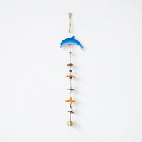 Boho Hanging Ornament with Bell Lightweight Coastal Wall Hanging Easy to Hang Bell Decor Versatile for Bedroom