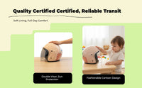 Certified helmet, adjustable fit.