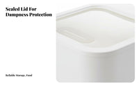 Transparent Design Rice Storage Container Moisture-Proof Airtight Rice Container Multi-Purpose for Countertop, Kitchen Cabinet