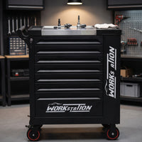 7-Drawer Tool Chest Heavy-Duty Tool Chest with Wheels Furniture for Technicians, DIY Enthusiasts, Garages, Workshops, Repair Bays