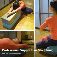 Fitness Shoulder Stand Pad Foldable Design Folding Fitness Bolster Versatile Detachable Inversion Cushion