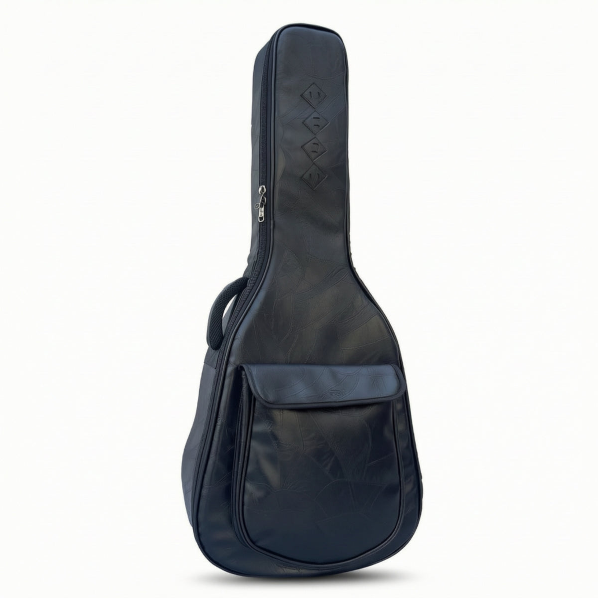 Guitar Bag with Backpack Straps Faux Leather Folk Guitar Bag Hands for Students, Artists, Rehearsals