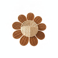 Floral Wall Basket Lightweight Storage Baskets Space-Saving for Home Entryway