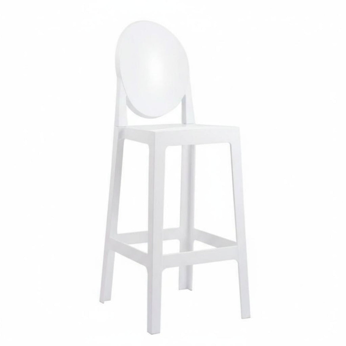 Transparent Seat Clear Acrylic High Stool Nordic design Clear Stool with Backrest Light Luxury Counter Chair Modern Design for Cafe Owners, Homeowners, Interior Designers, Restaurant, Lounge, Kitchen Island, Events