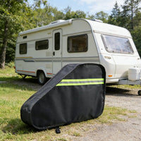 Towing Hitch Cover Reflective Strip Trailer Tow Bar Cover Dustproof Vehicle Accessory for Outdoor, Travel