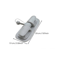 2 Pieces Rotating Paddle Lock Holder Secure Hold Boat Paddle Bracket Easy to Install Oar Holder Quick Release for Small Boat Users