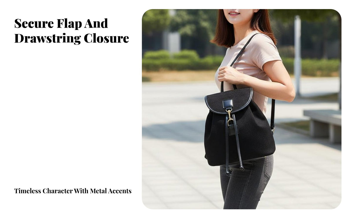 Mini Flap Rucksack Minimalist Design Fashion Bucket Backpack Adjustable Straps Faux Suede Mini Backpack for Students, Teen Girls, Shopping, Day Trips