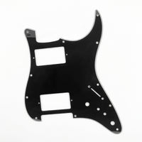 Shield Film Stratocaster-Inspired Style Pickguard Uncovered Humbucker Dual-Humbucker Pickguard